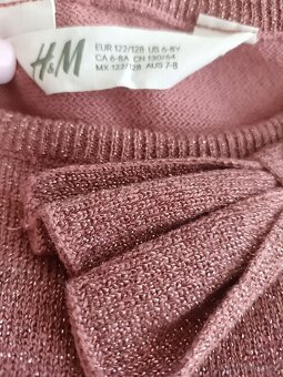 Nádherné šaty -vel.122/128 - 2