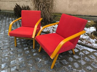 Retro křesla Mier Topolčany - Brusel 60. léta - 2