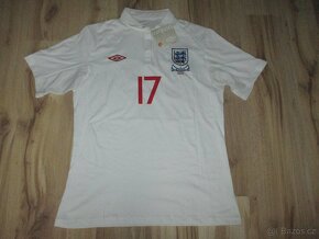 futbalový dres Anglicko - Slovensko 2009 Beckham - 2