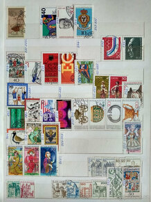 Poštovní známky v albu - protektorát - 2