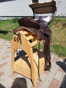 Westernové sedlo krátké – 60 cm - pro juniora či ženu - 2