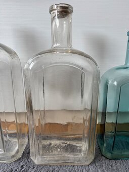 Originální staré „okénkové“ láhve 4L, 3L, 2L - 2
