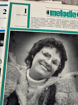 Kompletnich 12 kusu z roku 1979 casopisu Melodie - 2