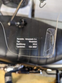 Cruiser plexi štít PUIG Daytona III Typ WS16 - 2