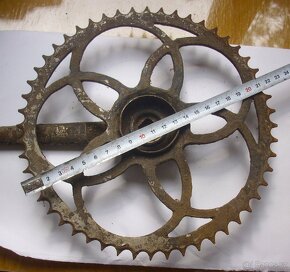 Kolečko z historického kola+páka - 2