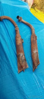 Prodám výfuky originál veterán 250/350 Jawa - 2