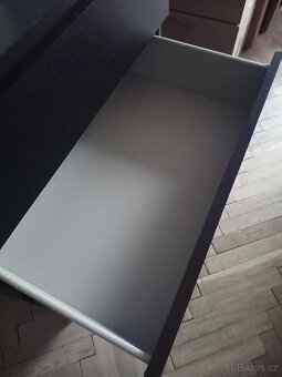 Komoda IKEA Malm se 4 zásuvkami, černohnědá - 2