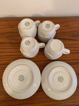4x porcelánový šálek s podšálkem Melodie - 2