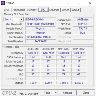 DDR4 Kingston Fury Beast 32 GB - 2