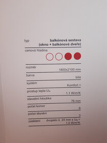 okno bílé, poz. 187 - 2