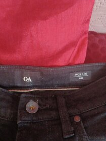 Prodám úplně nové, pánské jeans značky CA. - 2
