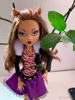 Vzácná Monster high panenka Clawdeen Wolf 43 cm - 2