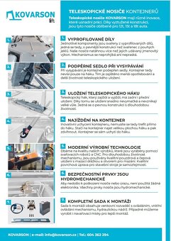 Nosič kontejnerů, nosic kontejneru, teleskopicky nosic - 2