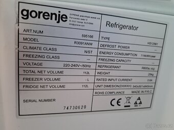 Malá lednice Gorenje - 2