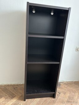 BILLY Knihovna, černá vzor dub, 40x28x106 cm - 2