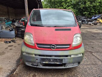 OPEL VIVARO 1.9dci (náhradní díly) - 2