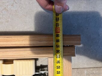 Polohovací lamelový rošt do postele 100x220, 32 lamel - 2