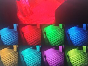 2x RGB AMBIENTNÍ OSVĚTLENÍ + DÁLKOVÝ OVLADAČ - 2