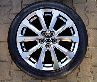 Alu kola originál Mazda CX-3 5x114,3 R18 KRÁSNÁ SADA - 2