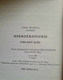 Mikroekonomie - Libuše Macáková - Mendelka - 2