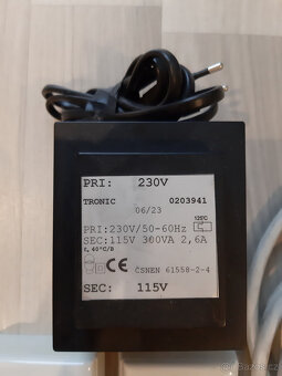 Měnič napětí 230V/115V - 2