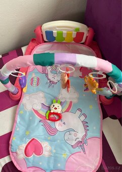 Hrací podložka - růžová - 2