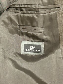 PÁNSKÝ SPOLEČENSKÝ ŠEDÝ OBLEK vel. 50 - 2