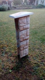 Plotový sloupek - umělý kámen - 2