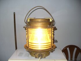 retro lodní lampa na elektriku - 2