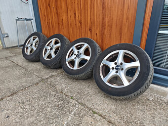 Alu kola Ronal 5X108 + zimní pneu 215 60 16 S-max,Galaxy - 2