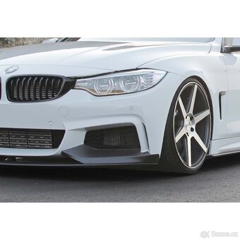 Lipo spoiler pod nárazník na BMW F36 - Černý Lesk - 2