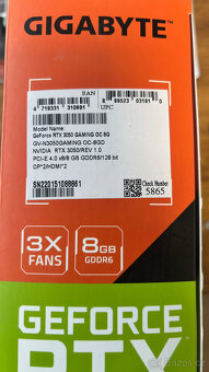 Gygabite GeForce RTX 3050 GAMING OC 8G - 2