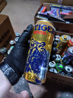 Plechovky od Energy Drinků Tiger 1 - 2