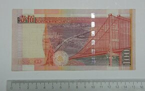 Bankovky 100HKD,20mark,100 Kčs,20Kč,10Kčs. - 2