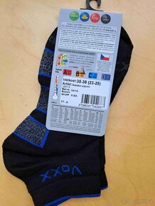 Ponožky sportovní Voxx Dukaton - černé vel. 35-38 (23-25cm) - 2
