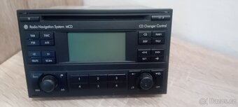 Autorádio Volkswagen Rns Mcd s navodem a cd - 2