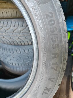 Prodám letní pneu Continental 205/55 R17 XL - 2
