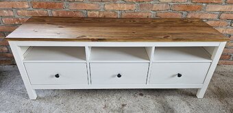 TV stolek Ikea Hemnes bílý - 2