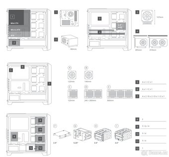 PC skříň Cooler Master MasterBox 5 ver.02 - 2
