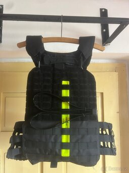 Černý nosič plátů molle AIRSOFT AČR PČR - 2