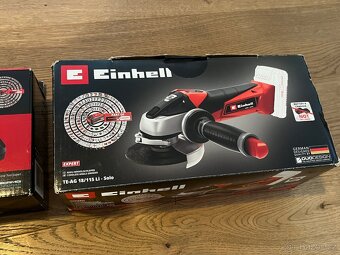 Aku úhlová bruska Einhell TE-AG 18/115 + baterie + nabíječka - 2