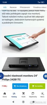 Dotykový monitor Philips 24" - 2