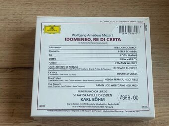 CD – Mozart: Idomeneo – Karl Böhm (Deutsche Grammophon - 2