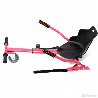 Vozík pro hoverboardy - růžový - 2