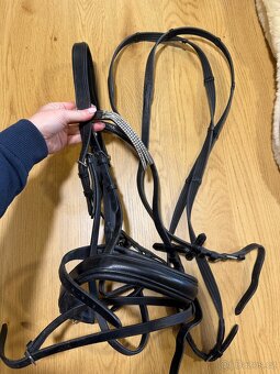 Uzdečka Waldhausen full černá + otěže - 2