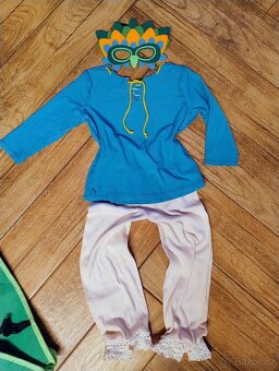 Maska papoušek kostým - 2