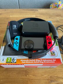 Nintendo switch + ring fit adventure - 2