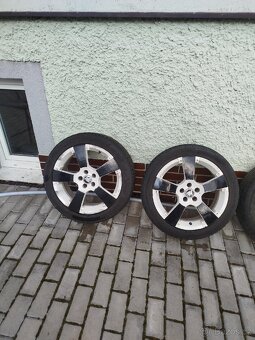 Alu disky Škoda 5x100 R17 225/45 letní - 2