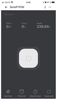 Sonoff Pow R2 ,wifi spínač s měřením spotřeby energie - 2