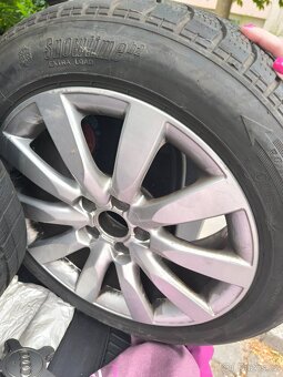 Prodám ALU kola plus zimní pneu 225/50 R17 - 2